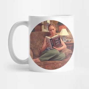 Book Club - Julia reads Sylvia Plath Mug